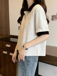 Women Tops - Light Grey - View 3