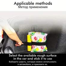 Car Trunk Storage Fixed Belt Universal Trunk Storage Fixing Belt Loop Strap Black Nylon Trunk Organizer Strap Car Accessories - A - View 7