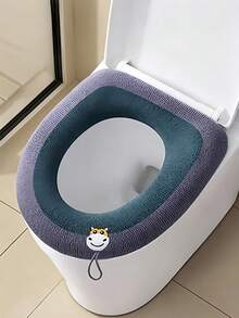 Minimalist Toilet Seat Cover Pads With Strap To Avoid Direct Bowl Contact Reusable Toilet Seat Covers For College Students Toilet Seat Pads Great For Hotel Stays Toilet Seat Cover Apartment Bathroom Accessories Travel Household Essentials - Multicolor - View 15