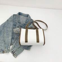 Bolso de mano moderno y versátil para mujer, estilo casual elegante con un toque de alta gama, bolso de hombro estiloso ideal para ir de compras, diseño de nicho a la moda, versión coreana, bolso tote de gran capacidad para primavera y verano, bolso de hombro y bandolera para mujer. - Rosa - Ver 11