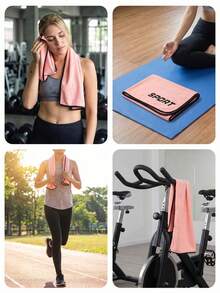 Ultra-Absorbent Fitness Sports Towel, Unisex Gym Yoga Towel, Outdoor Sports Fitness Towel, Suitable For Bathroom, Gym, Yoga, Running, Cycling, Tennis, Sweat-Absorbing, Essential Yoga Accessory For Outdoor Sports - Multicolor - View 8