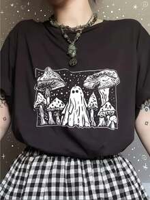 Women T-Shirts - Black - View 8