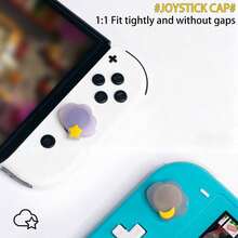 2組可愛雲朵星星月亮矽膠搖桿帽 - 適用於Switch/Switch Lite/OLED 防滑控制器搖桿套 打造舒適遊戲氛圍 - 查看 3
