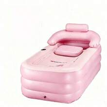 Portable Baby Bathtub, Foldable Non-Slip With Pillow Headrest, Soft Infant Bath Tub For Newborns, Suitable For Home Bathroom - Multicolor - View 13