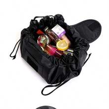Slouchy Person Portable Women's Travel Toiletry Drawstring Bag, New Large Capacity Cinched Storage Bag, Travel Essential, Women's Travel Essential, Soft, Travel, Packaging Bag, Cosmetic Original - View 7