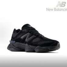 New Balance New NB 9060 "Triple Black" Knit Suede Casual Flat Shoes Stylish Comfortable Sporty Durable Unisex Black Sneakers - U9060BPM - 查看 3