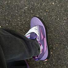 HNLY CLN Limited Edition Reissue Purple Oversized Lightning Bread Sneakers, Niche Street Hip-Hop Skateboard Design, Minimalist New Unisex Outdoor All-Season Low-Top Compact Casual Skate Shoes, Non-Slip Durable American Rugged Style, Student Party Vacation Workwear Couple Classic Versatile Hiking Outdoor Women Shoes, Retro Fashion Commute Daily Outdoor Suitable For Various Occasions Men Shoes DW004 - Purple - View 5
