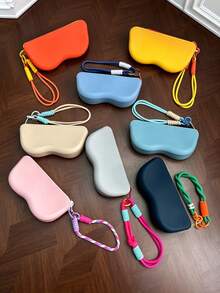 Hanging Glasses Storage Case, Easily Solves The Problem Of Messy And Easily Damaged Glasses, Suitable For Students And Office Workers For Daily Commute, Travel And Outdoor Activities - Multicolor - View 1