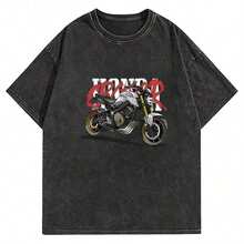 Retro 100% Cotton T-Shirt For Men And Mature Women, Harajuku Style, Short Sleeve, With The Phrase 'I Am Fernando Alonso' - 黑色 25 - 查看 1