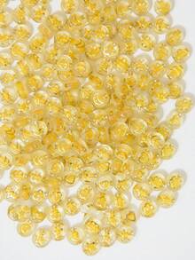 Gold Pattern Beads
