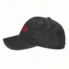 ARIRANG Classic Washed Denim Adjustable Baseball Hat, Unisex Retro Cap. Soft, Breathable, Lightweight For Daily, Sports & Outdoor All Year Round. - 黑色 - 查看 2