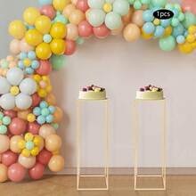 Wedding Flower Stand Gold, Iron Acrylic Stand, Stable 80cm Height, Dismountable, For Wedding Party Decoration, Load Capacity 5kg - A - View 8