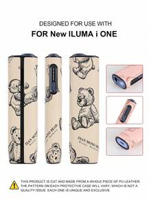 1PC For IQOS ILUMA ONE/ILUMA I ONE/New Iluma I One/ILUMA/ILUMA I /ILUMA PRIME/Iluma I Prime 20 HeatSticks BoX Series Protective Case, Fashionable Minimalist Cartoon Pattern Portable Storage Leather Sleeve, Full Protection Anti-Drop Anti-Fingerprint Wear-Resistant High-End Texture Hard Shell Soft Leather Dual Protection, Perfect Gift Choice, High-End Protective Shell, Unisex Fashion Accessory, Fashionable Patchwork Personalized Appearance Decoration, Business Casual Versatile Style, Precise Hole Position Perfect Fit, Couple Style Unisex, Iqos Series Dedicated Protective Shell, TEREA Storage Box - Brown Bear - View 29