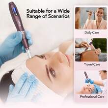 Dr.Pen A10 Microneedle Roller - Pena Microneedle Kelas Profesional, Cocok untuk Tubuh dan Wajah, Dapat Diisi Ulang USB - Set Alat Perawatan Kulit, Hadiah Sempurna untuk Ibu dan Wanita - Coklat - View 8