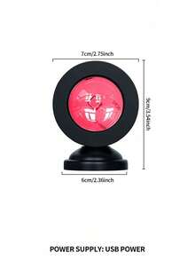 Rainbow Sunset Lamp, USB Powered Lighting Device, LED Light Beads, Blue Light And Shadow Effect, Compact Portable Design, Creative Atmosphere Lamp, Night Light, Suitable For Home, Bedroom, Living Room And Bedside Lamp - Black - View 12