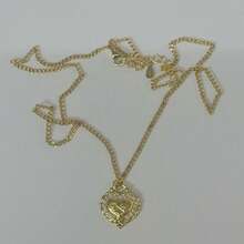 1 pieza Collar con colgante de corazón con efecto escarcha, cadena de clavícula delicada y lujosa de alta gama - Collar de corazón cepillado - Ver 6