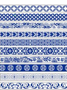 10 rouleaux de set d'autocollants de ruban washi vintage bleu et blanc, motif en céramique traditionnelle chinoise. Ruban décoratif en papier, accessoires de papeterie pour le DIY, le journal, le planificateur, le scrapbooking et l'artisanat. - Ruban adhésif décoratif Washi - Voir 4