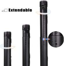 TRANSON Durable Poster Storage Tube With Straps 24-40 Extendable Blueprints, Artwork, Maps, Posters Color Black - 1 PackBlack - View 4