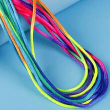 20 piezas Juego de cuerda de saltar, incluye figuras de cuerda de saltar, cama mecedora para gatos, cuerda de saltar para dedos, longitud de cuerda de 63 pulgadas, variedad de métodos de juego divertidos - Multicolor - Ver 7