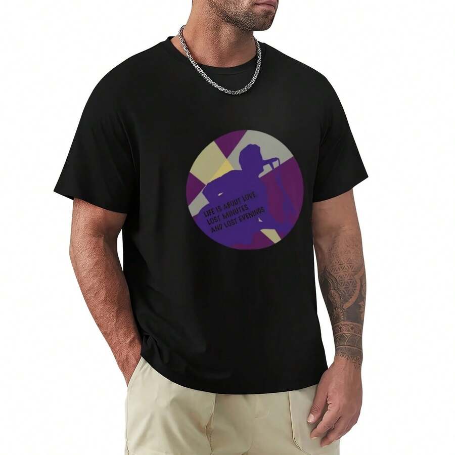 Frank Turner - Verlorene Abende T-Shirt Sports Basic Short Sleeve T-Shirt - 款式 - 查看 1