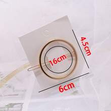 1/2 chiếc kẹp tóc cổ điển tối giản hình tròn, kẹp tóc hình học, kẹp tóc tròn kiểu retro, kẹp tóc hình học tối giản, kẹp tóc kim loại, phụ kiện tóc cho kiểu tóc búi nửa đầu, dành cho nữ. - Nhiều màu - Xem 4