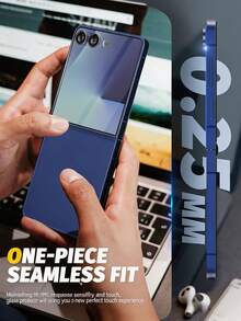 2片裝 Galaxy Z Flip 7 透明鋼化玻璃螢幕保護貼，相容 Galaxy Z Flip 6/Z Flip 5/Z Flip 4，9H 硬度，易安裝，相容手機殼，防刮耐磨，觸控靈敏，無氣泡 - 無色 - 查看 6