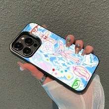 Shockproof Case Compatible With IPhoneXR, IPhone14PRO, IPhone7PLUS, GALAXY S22 ULTRA/GALAXY S25ULTRA/  Y35, Shockproof And Silicone, It Is Amazing And Perfect For Daily Use, Unique Pattern. - White - View 3