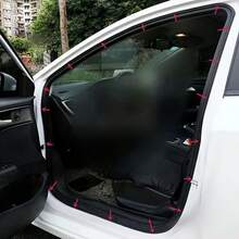 20米黑色双层加厚汽车车门密封条，通用型，隔音，防水，减震垫片，升级版汽车密封条，自粘式前引擎盖后备箱边缘保护条，汽车橡胶密封条 - 5孔雙層20M - 查看 5