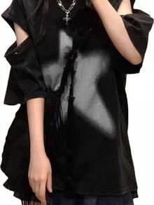 Women Tops - Black - View 4