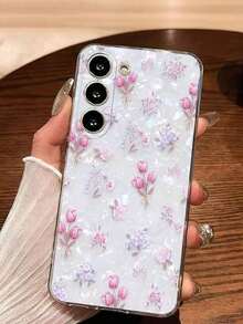 1 Piece Soft Phone Case With Fashionable Tulip Flower Design, Compatible With Huawei, Honor, Galaxy, 12T, 13T - 透明 11 - 查看 6