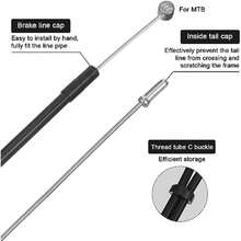 Universal Brake Cable And Housing Set 9.8ft Black - White - View 5