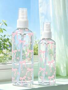Bow Pattern Travel Spray Bottle - Multifunctional Fine Mist Spray Bottle, Suitable For Travel; Can Be Used As Makeup Remover Dispenser, Hair Spray Bottle Or Continuous Sprayer, Meeting Hair Styling, Plant Watering And Facial Hydration Needs. - Multicolor - View 6