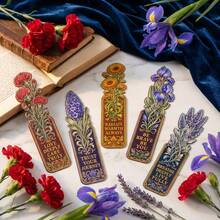 5/15pcs Vintage Floral Inspirational Bookmark Collection, Van Gogh Creative Aesthetic Bookmarks Page Markers, Stationery, Student Supplies Book Accessories Teacher Supplies School Supplies Can Be Used As Decorative Accessories Suitable For Reading Enthusiasts, Book Decoration, Cultural Creative Gifts, Reading Sharing Party Gifts, Party, Teacher's Day Gifts Birthday Gifts Bookish Things - Flower Bookmarks - View 8