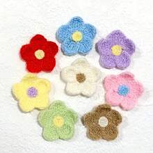 6/12/18Pcs Floral Applique Patches, Suitable For Clothing, Hats, Shoes, Crafts, Sewing Supplies, Fabric Patches, Headwear, Embroidery Flower Pieces, DIY Clothing, Shoes, Hats Accessories - Multicolor - View 3