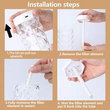 This USB-Powered Large Capacity Acrylic Crystal Humidifier Can Be Used As A USB Night Light, Desk Lamp, And Crystal Atmosphere Light. It Is Also A Small Essential Oil Diffuser Suitable For Bedroom And Home Use (Please Do Not Use Oil-Based Perfumes Or Fragrances). The Lid Is Not Waterproof. 7-Color RGB Auto-Changing, Long Press To Lock The Color. - 白色 - 查看 5