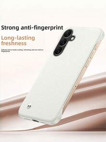 霧面纖薄無邊框砂岩礫石紋霧面保護殼，適用於 Galaxy 26Ultra S25 Edge S24 S23 S22Plus S21 20 Ultra Plus FE Note10+ Note 20Ultra，鏡頭保護硬殼防震保護套 - 黑色 - 查看 12