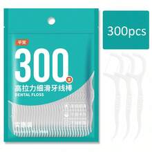 150支超细牙签家用装，便携式一次性牙线棒，深度口腔清洁 - 彩色 - 查看 7