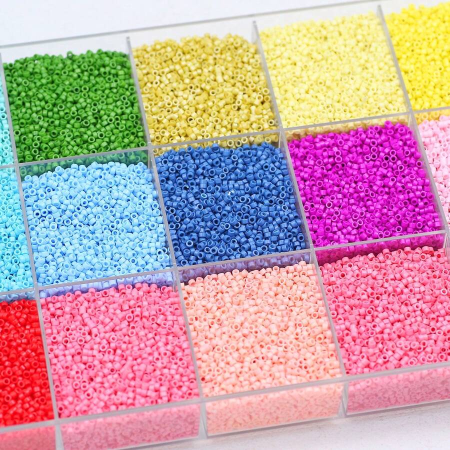 約 600 顆 2.5mm 玻璃種子珠,適用於刺繡、手工 DIY 珠寶製作、縫紉配件、十字繡手工藝裝飾珠 - 機繡珠 - 查看 1