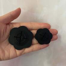1/2/4件組女款多功能衣飾鈕扣，短袖或裙裝腰線固定配件，可調節 - 彩色 - 查看 21
