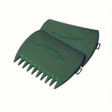 2pcs Outdoor Leaf Rake, Plastic Garden Leaf Rake, Collect Garden Leaves, Leaf Rake, Garden Tool - A - View 6