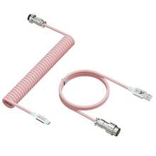 ATTACK SHARK C01 ULTRA RGB Coiled Cable USB-C To A Spiral Gaming Cable For Mechanical Keyboard - View 12