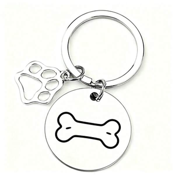 Stainless Steel Multi-Scenario Pet Accessories, Stable Performance, Durable, Suitable For Various Dog Collars, Versatile Pet ID Tag, Suitable For Home And Travel