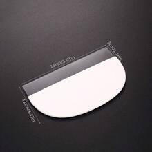 2/5 piezas Rasqueta para crema de pastel, Rasqueta suave transparente de plástico, Herramienta alisadora de pastel, Nivelador de crema, Rasqueta para dar forma a la crema batida y mousse, Juego de herramientas esenciales para decoración de pasteles en el hogar - Ver 8