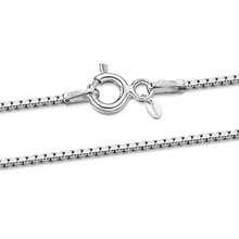 Amberta Cadena Veneciana para Mujer en Plata de Esterlina 925 1 mm - 50 cm - Ver 2