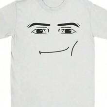 Anime Robot Robloxs Face T-Shirts Women Fun Tees Crew Neck Short Sleeve T Shirts Women Clothing Harajuku T Shirtsgraphic Tees Men Shirts Streetwear White Shirt Black Shirt - trắng - Xem 6