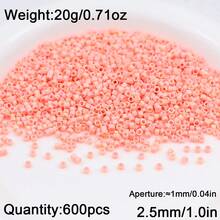 約 600 顆 2.5mm 玻璃種子珠，適用於刺繡、手工 DIY 珠寶製作、縫紉配件、十字繡手工藝裝飾珠 - 機繡珠 - 查看 10