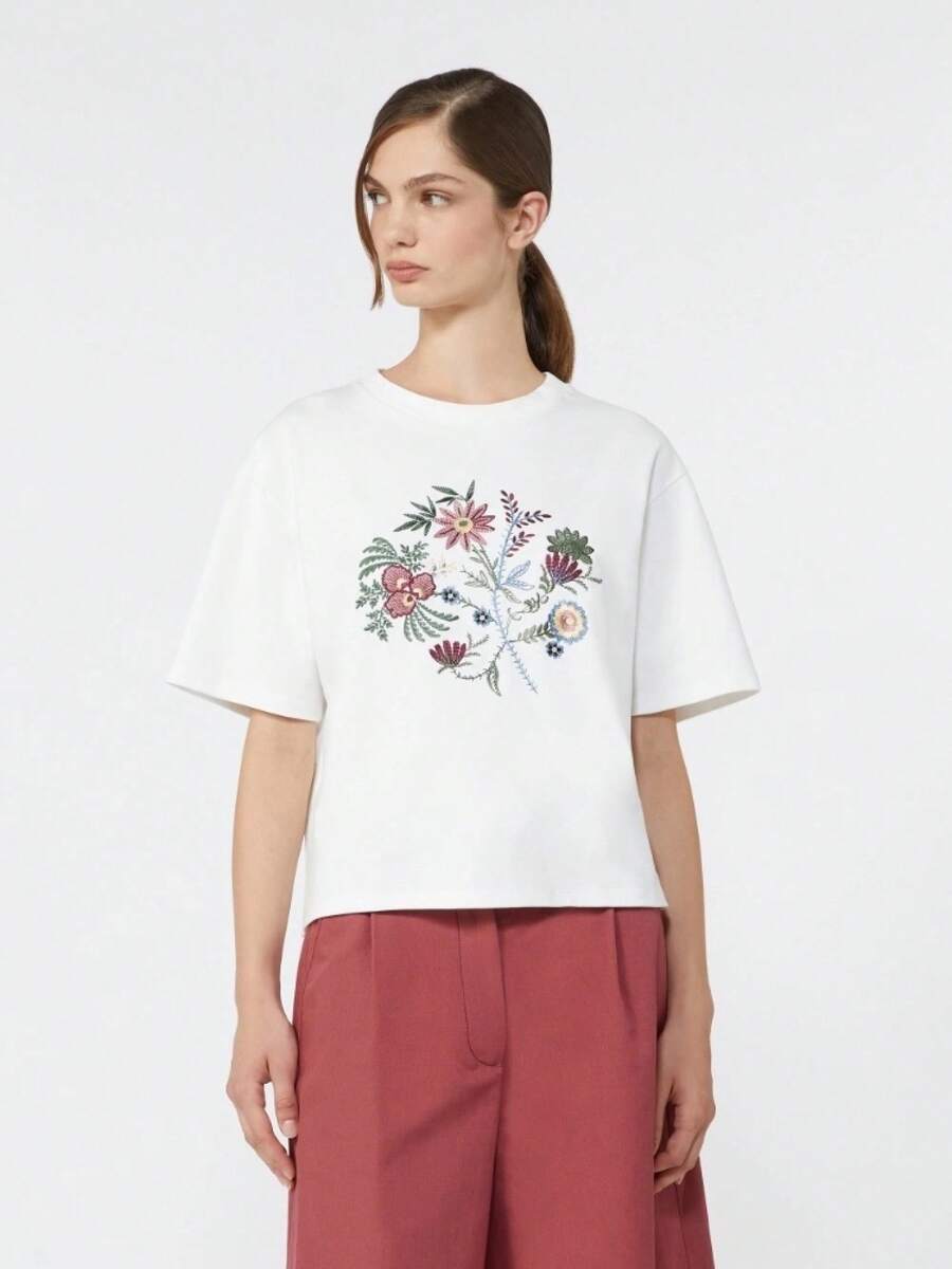 Women T-Shirts - 白色 - 查看 1