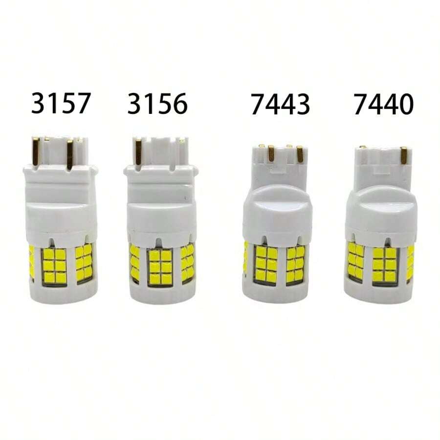 مصابيح LED سيراميك، مصباح فرامل LED عالي التركيب للسيارة 7443، مصباح معدل 3156، مصباح مؤشر العرض، مصباح عكسي عالي السطوع 2 قطعة/عبوة - 3156 - مشاهدة 1
