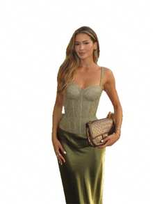 Conjunto  americano elegante y ajustado - Verde Oscuro - Ver 4