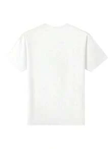 Elegante camiseta gráfica para mujer con escudo de la bandera mexicana, estampado de fútbol y estrellas, y tipografía MÉXICO en negrita. Ideal para apoyar el partido y para lucir un estilo patriótico veraniego. - Blanco - Ver 4